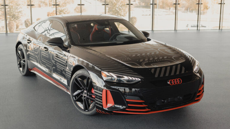 Audi E-Tron GT showroom floor