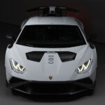 white Lamborghini Huracan STO