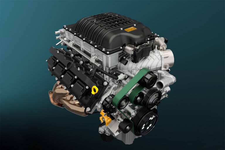 Hellephant engine on a green and black background