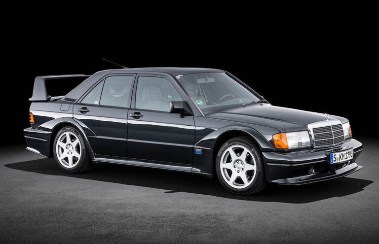 Mercedes-Benz 190 E 2.5-16 Evolution II in a studio